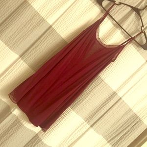 Victoria’s Secret burgundy night gown